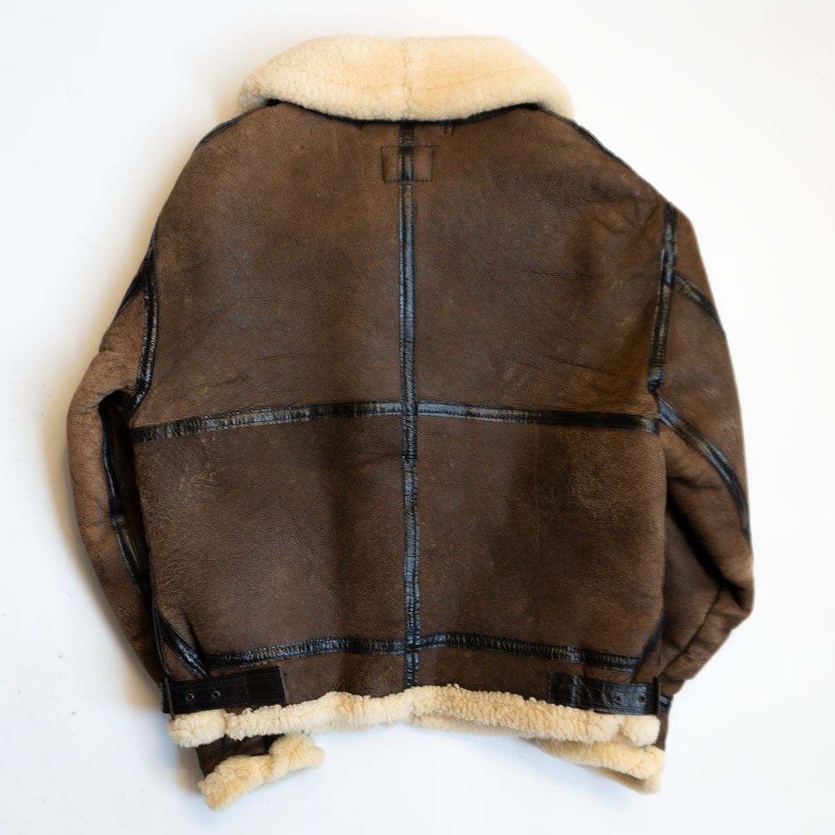 超美品/ビッグサイズ】AVIREX【B-3 ムートンボンバージャケット】42 雰囲気抜群/ビッグサイズ】AVIREX【B-3 ムートンボンバージャケット