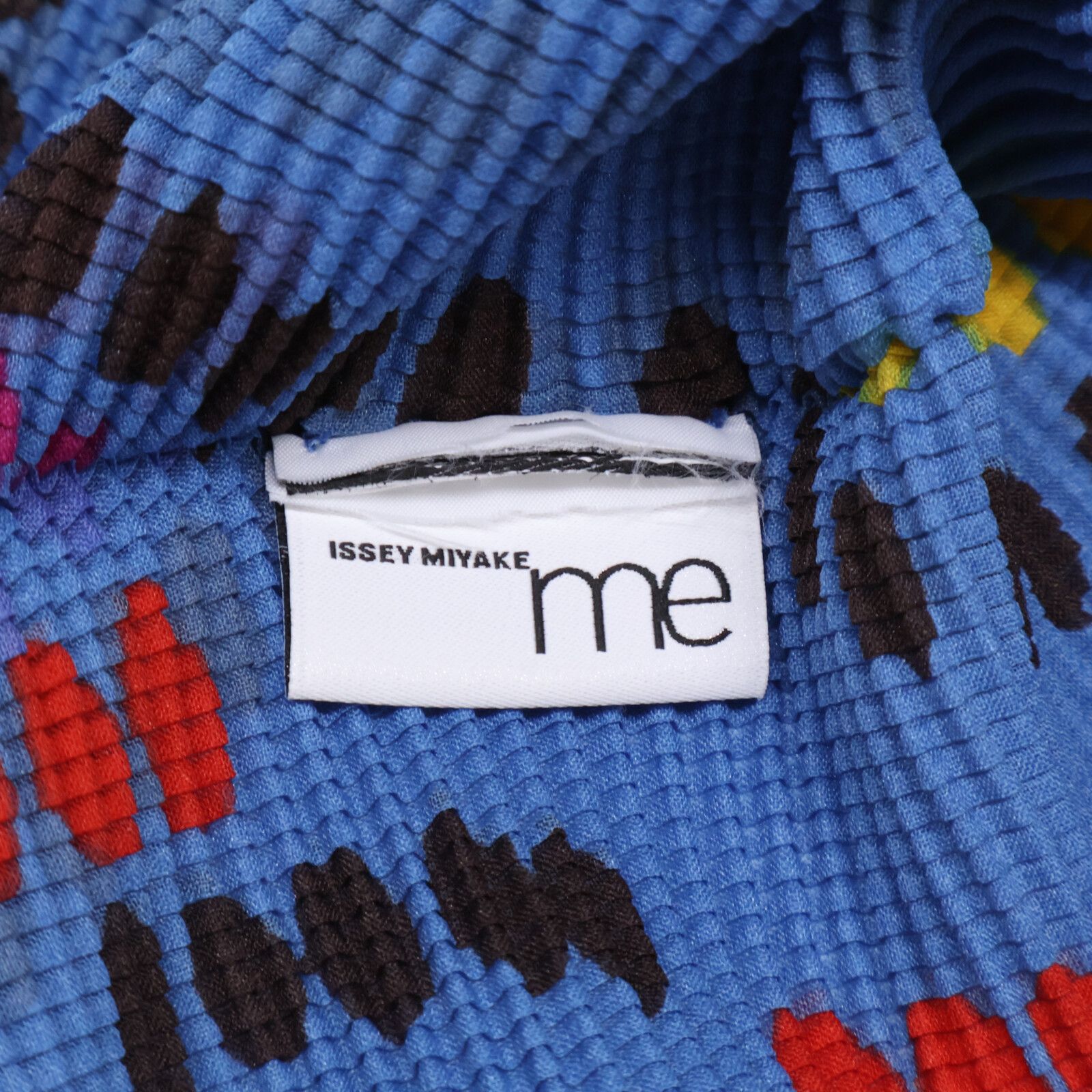 MeISSEYMIYAKE ミーイッセイミヤケ 総柄 ワッフル加工 7分袖カットソー