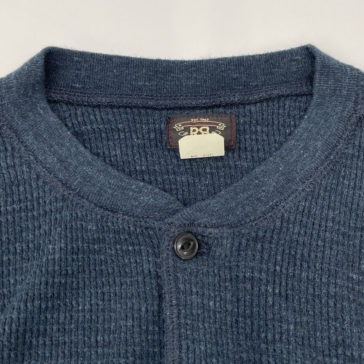 【美品】RRL L Tシャツ ダブルアールエル ワッフル　ヘンリーネック RRL ダブルアールエル 美品 サーマル ワッフル ヘンリーネックシャツ M
