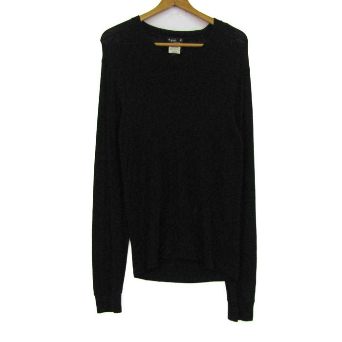 【agnes b. homme】セーターフランス製 ニット メンズ 長袖 Ｍ アニエスベーオム セーター トップス 長袖 Vネック フランス製 メンズ