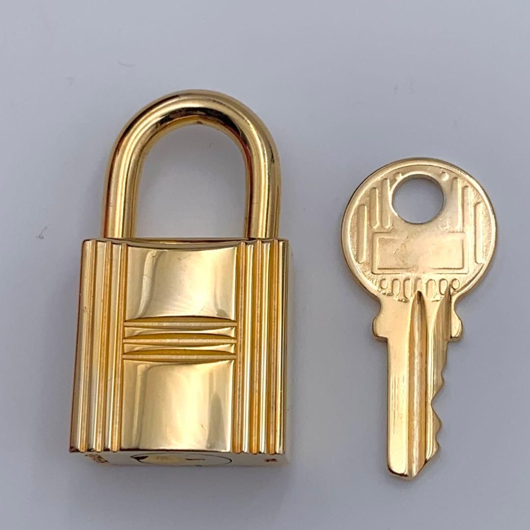 エルメス カデナ 24Kメッキ No.110 110番 鍵付き カデナキー