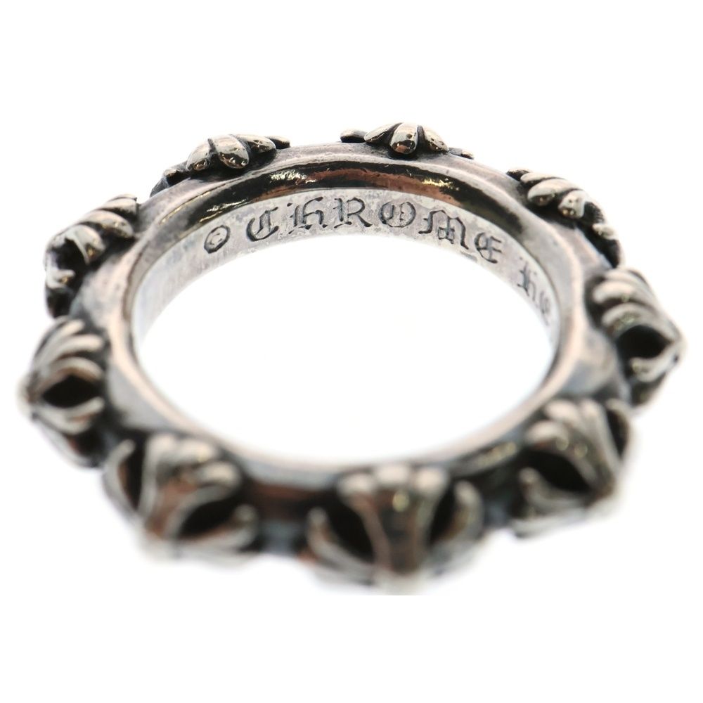 クロムハーツ CROSS BAND/クロスバンド シルバーリング CHROME HEARTS (クロムハーツ) CROSS BAND RING クロスバンドリング 7