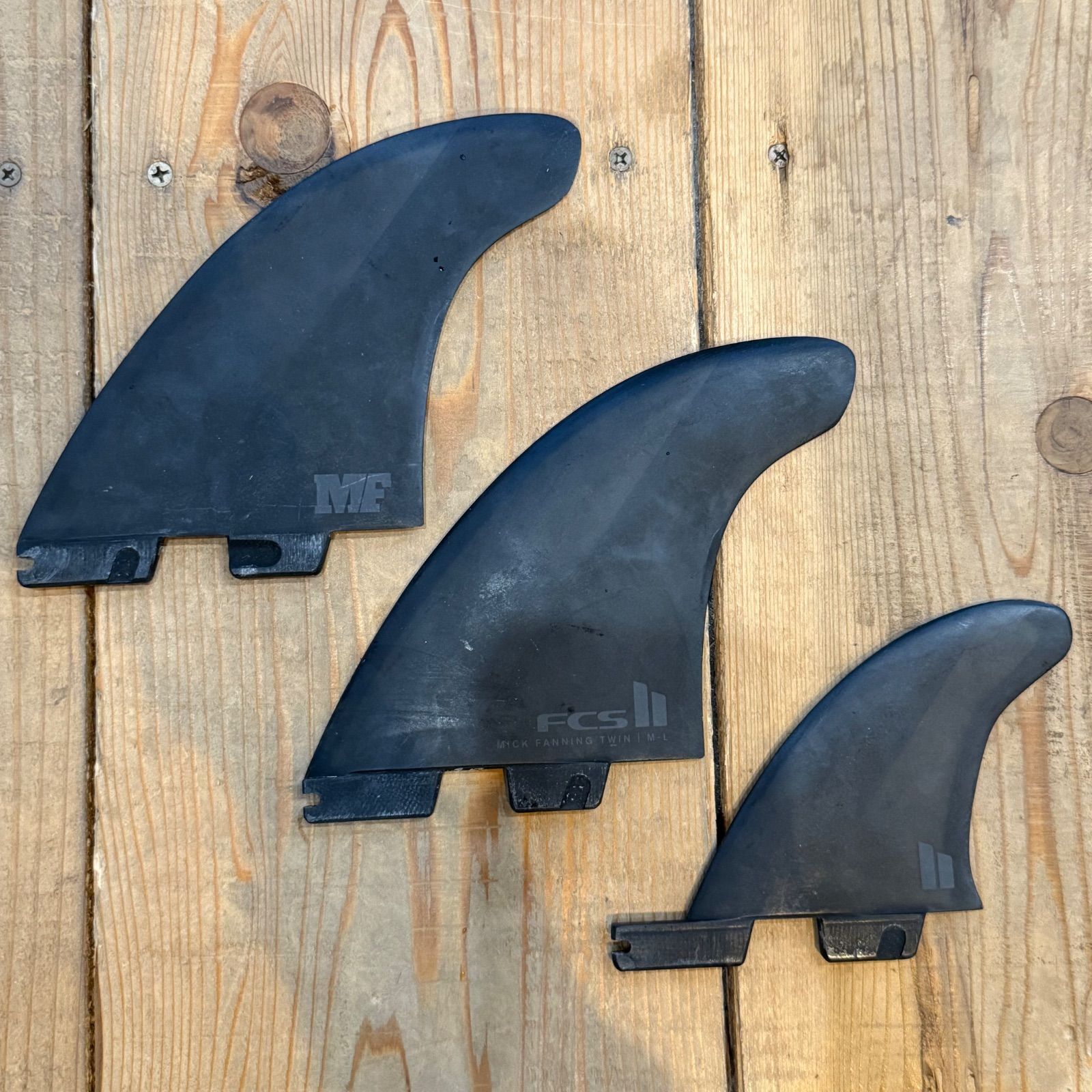 中古品 FCS2 フィン MICK FANNING'S ミックファニング TWIN＋1