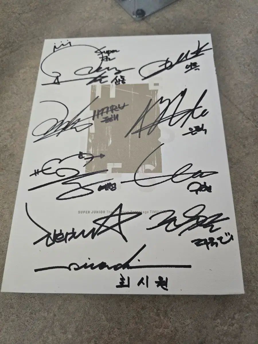 SUPER JUNIOR(スーパージュニア) TIMELESS サイン入り アルバム - メルカリ