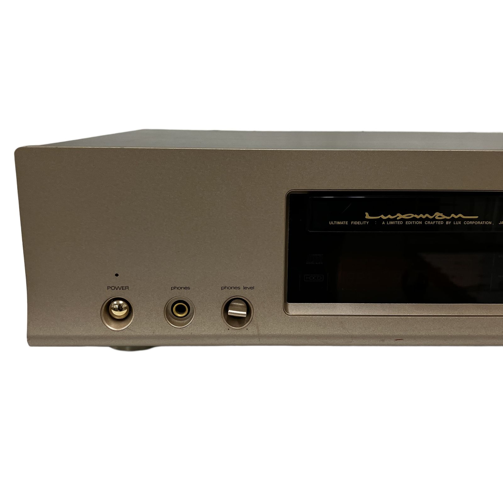 LUXMAN D-600S ラックスマン CDプレーヤー リモコン付き 音響機器