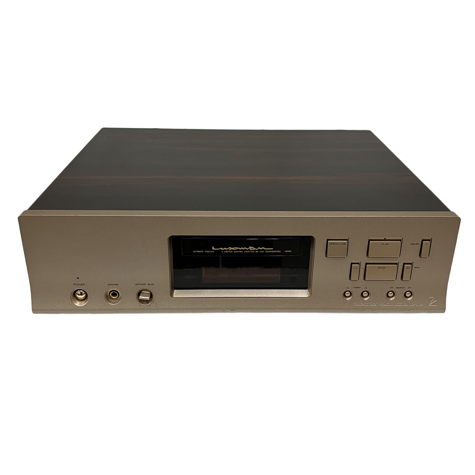 LUXMAN D-600S ラックスマン CDプレーヤー リモコン付き 音響機器