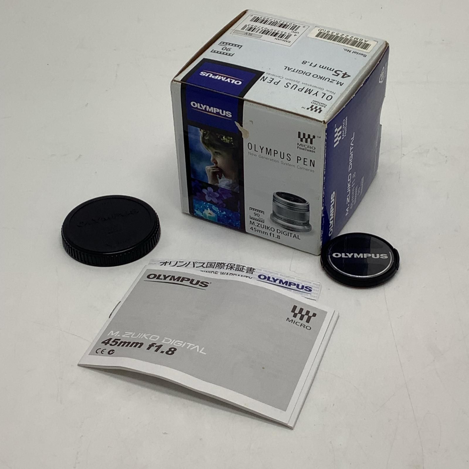 全額返金保証】【最速発送】OLYMPUS M.ZUIKO DIGITAL 45mm F1.8