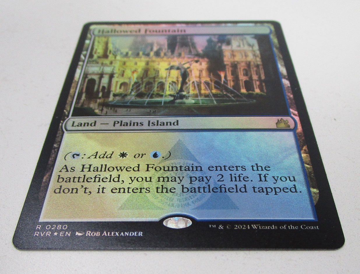 MTG 神聖なる泉 Hallowed Fountain 英語版 Foil プレイ用 - メルカリ
