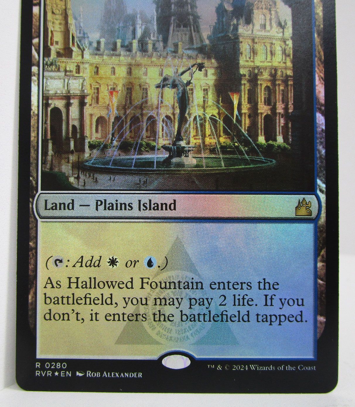 MTG 神聖なる泉 Hallowed Fountain 英語版 Foil プレイ用 - メルカリ