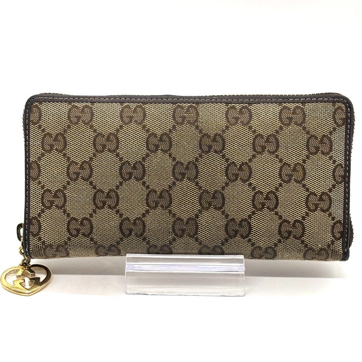 特別すぎない名品】 GUCCI 長財布 ラウンドファスナー GGキャンバス