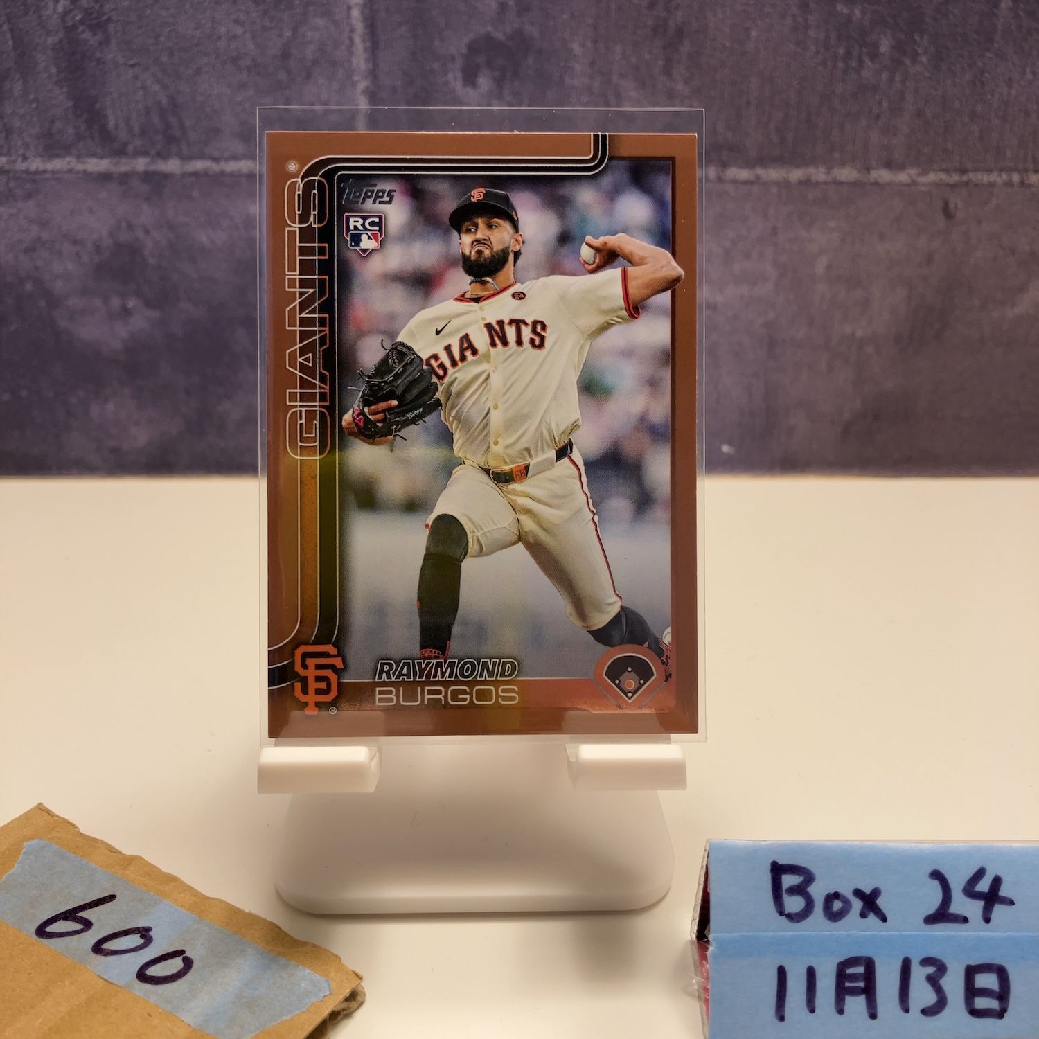 2025 Topps Update Series Raymond Burgos 0606/2025 San Francisco 