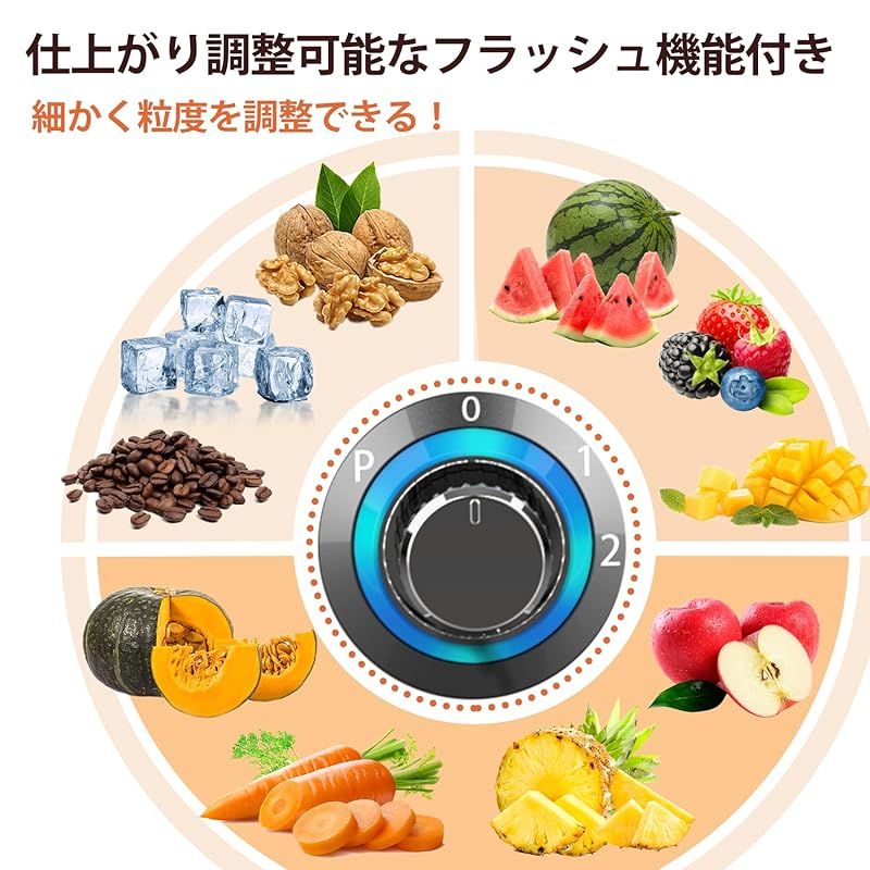 MOOKA LIFE ジューサー ミキサー スムージー 一台多役 三つボトル