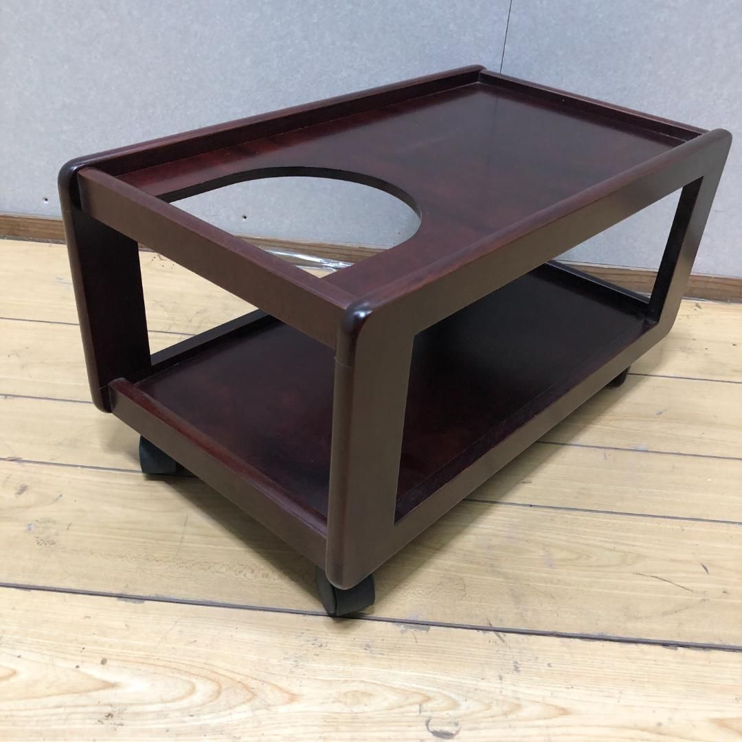 ポットワゴン お座敷ワゴン サイドテーブル 木製 天然木 飛騨家具 飛騨