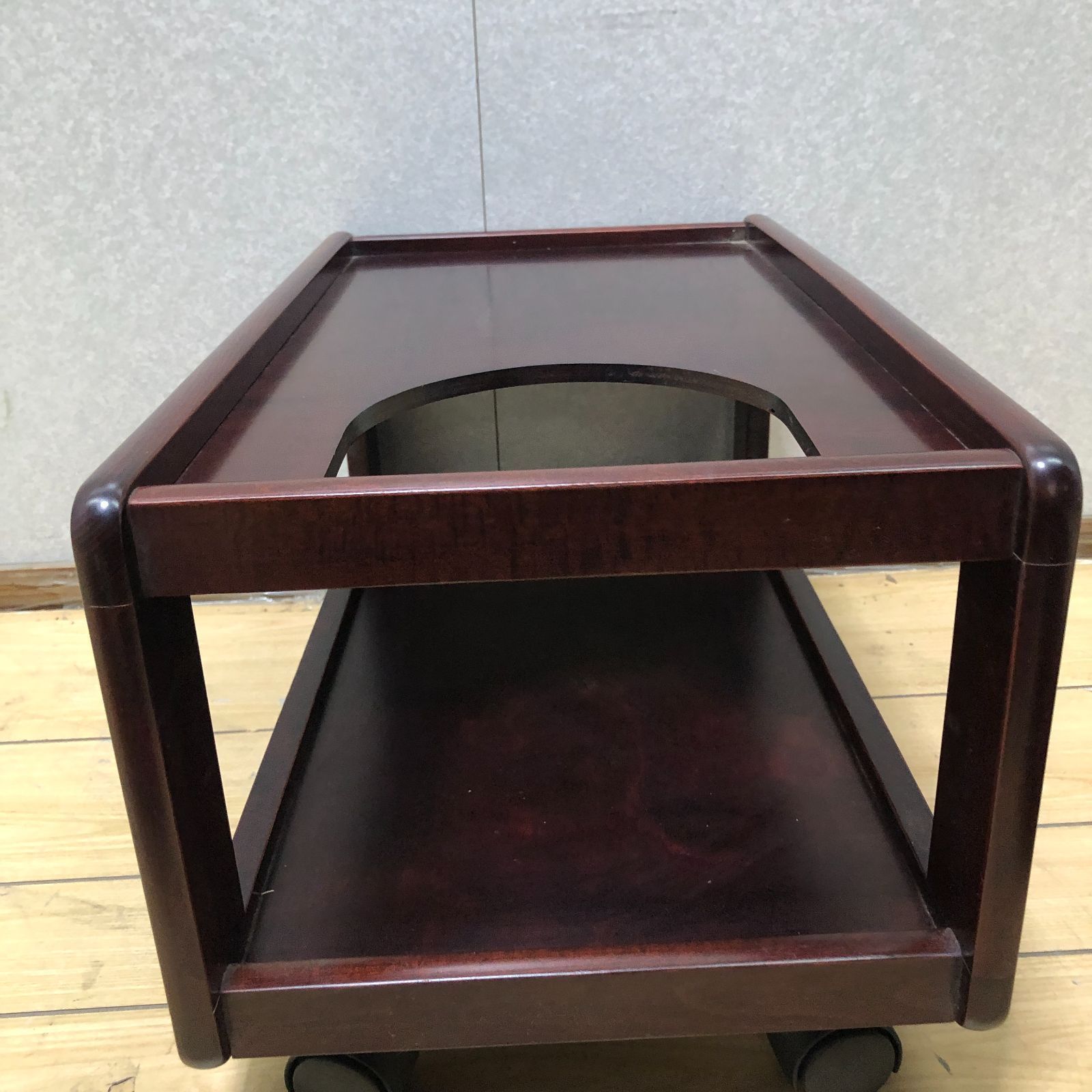 ポットワゴン お座敷ワゴン サイドテーブル 木製 天然木 飛騨家具 飛騨