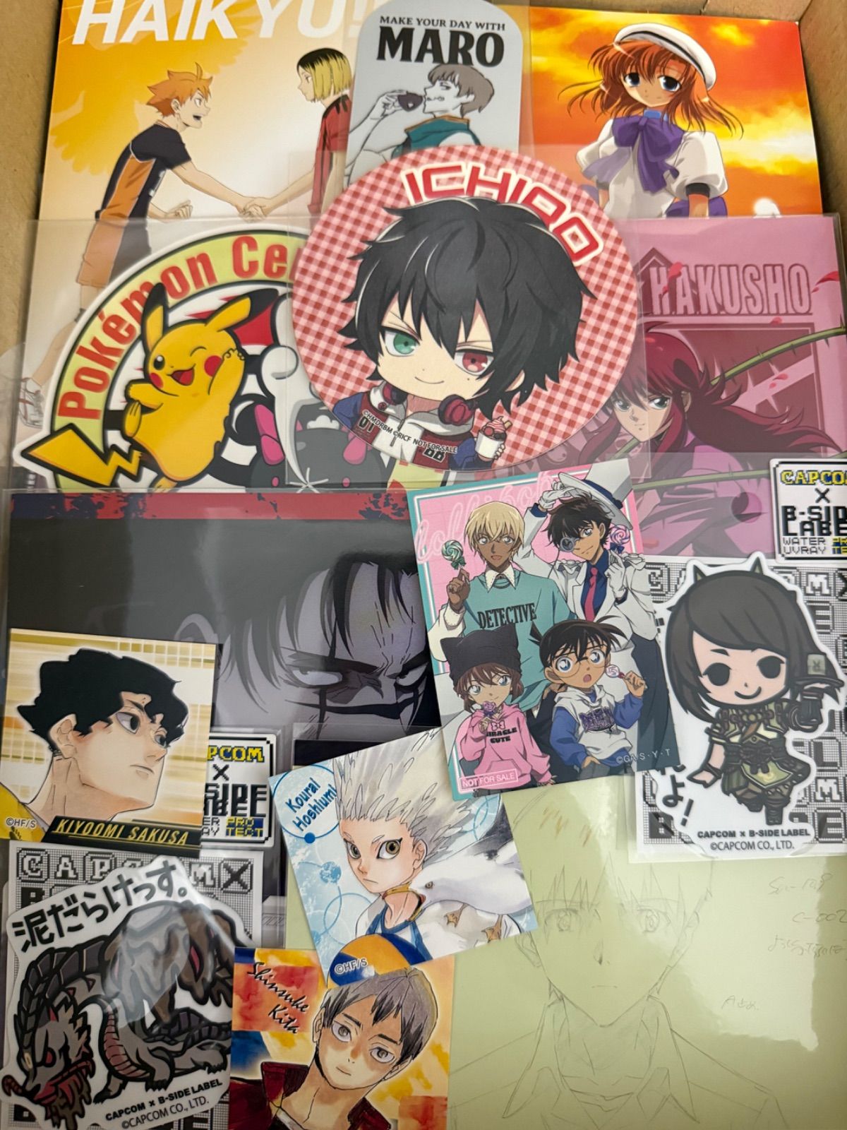 紙類 アニメ ゲーム まとめ売り 大量 コースター ポストカード カード