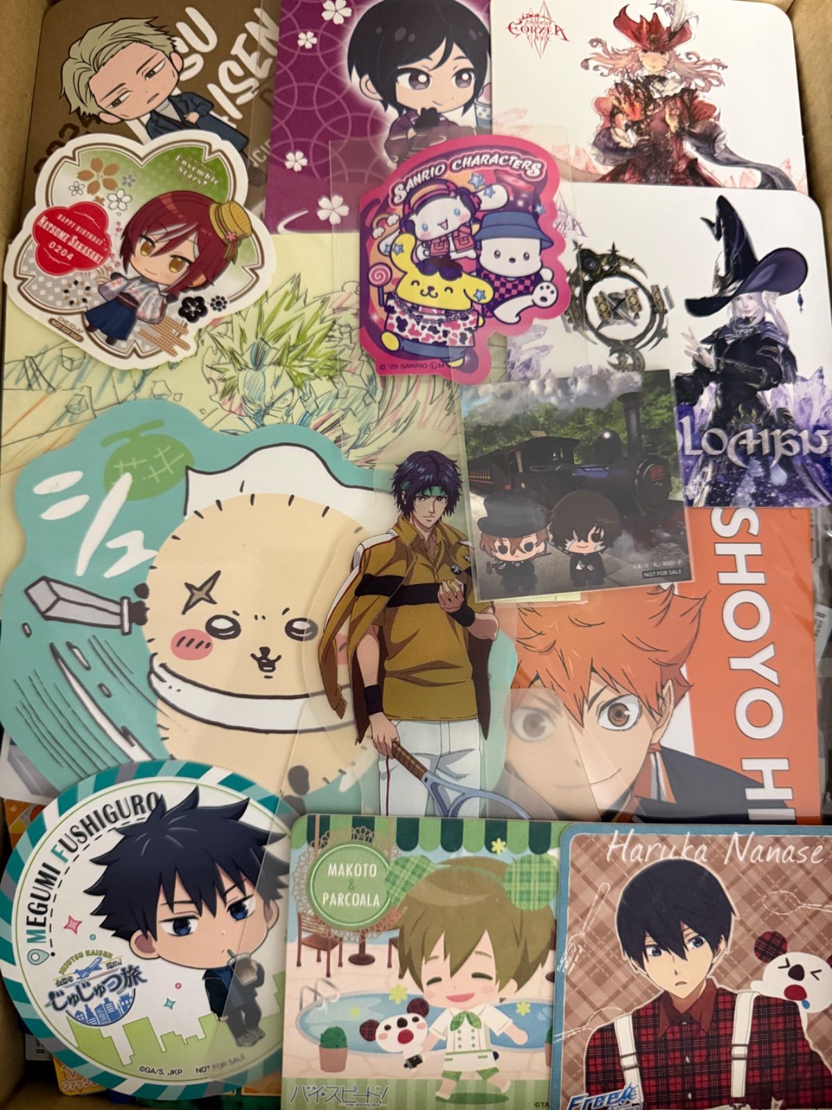 紙類 アニメ ゲーム まとめ売り 大量 コースター ポストカード カード