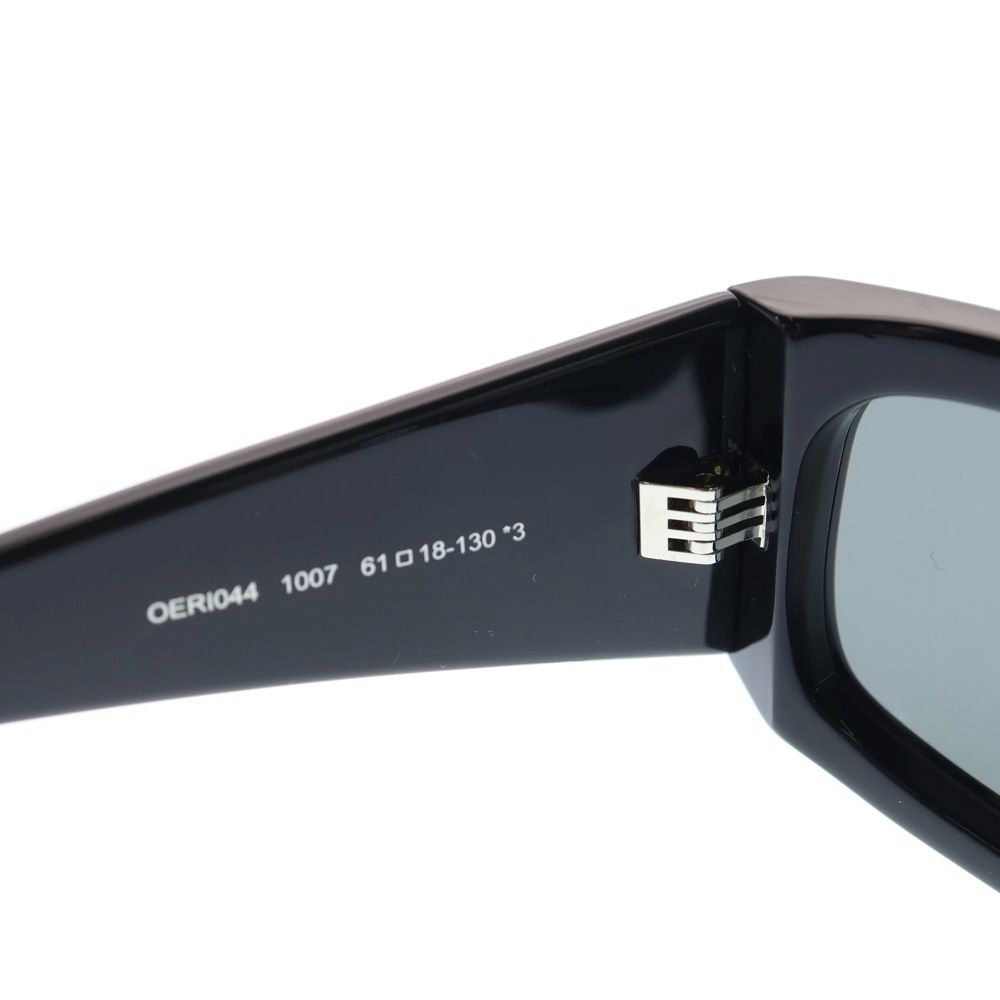 OFF-WHITE オフホワイト Joseph ジョセフ アロー スクエア型 サングラス アイウェア 61□18-130 ブラック OERI044 OFF-WHITE (オフホワイト) Joseph ジョセフ アロー スクエア型