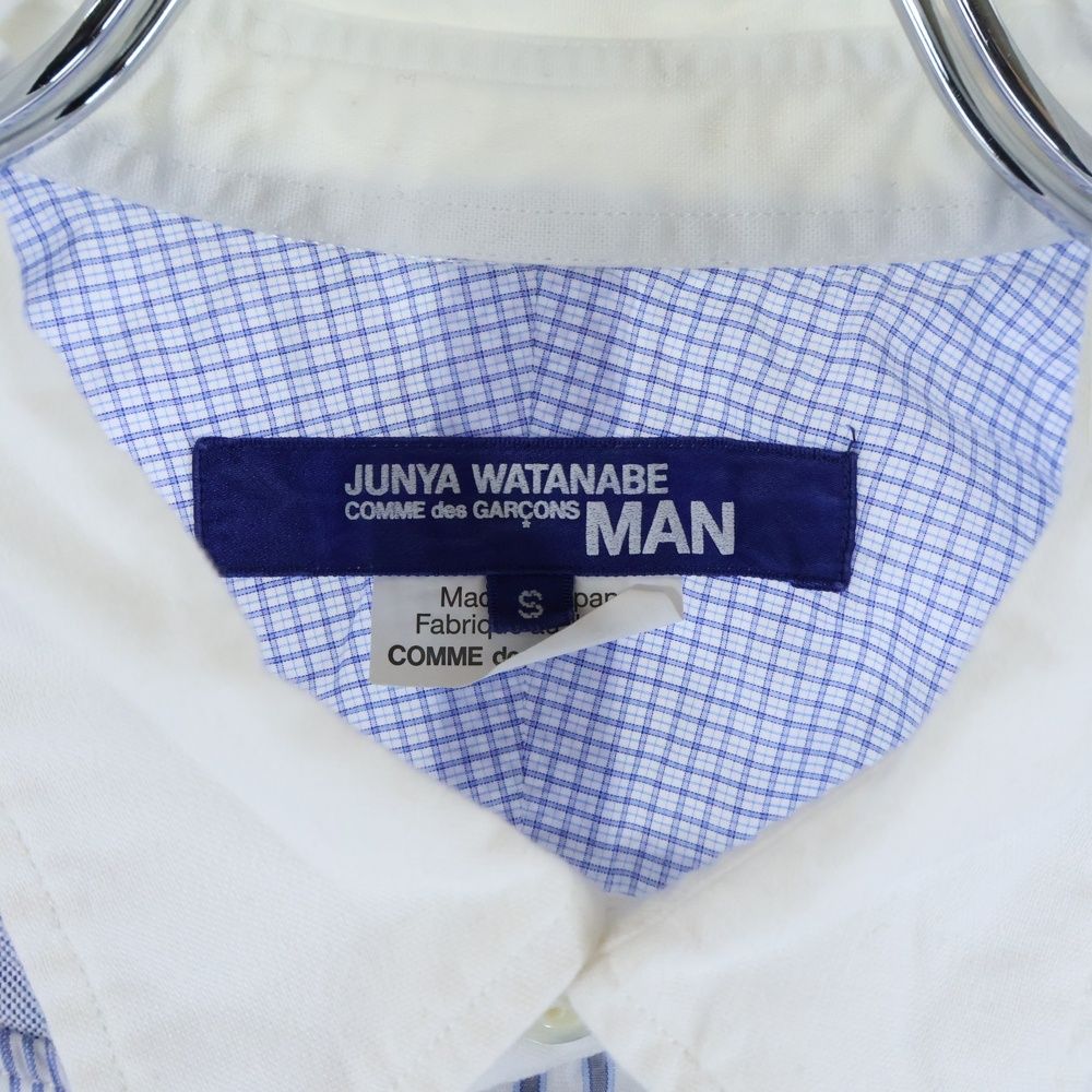 希少 ジュンヤワタナベ コムデギャルソン パッチワーク シャツ archive COMME des GARCONS JUNYA WATANABE MAN ジュンヤワタナベ・マン パッチ