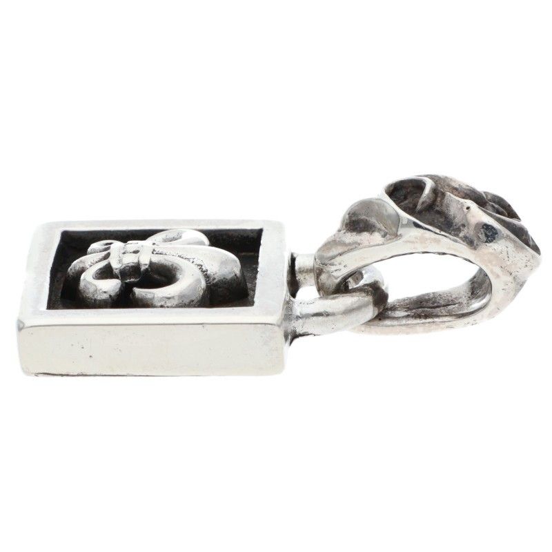 クロムハーツ FRAMED BS FLUER/フレームドBSフレア チャーム/シルバー