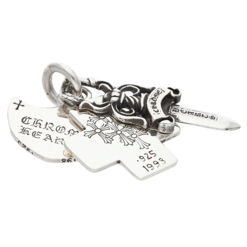 クロムハーツ 3TRINKETS/スリートリンケッツペンダント シルバー