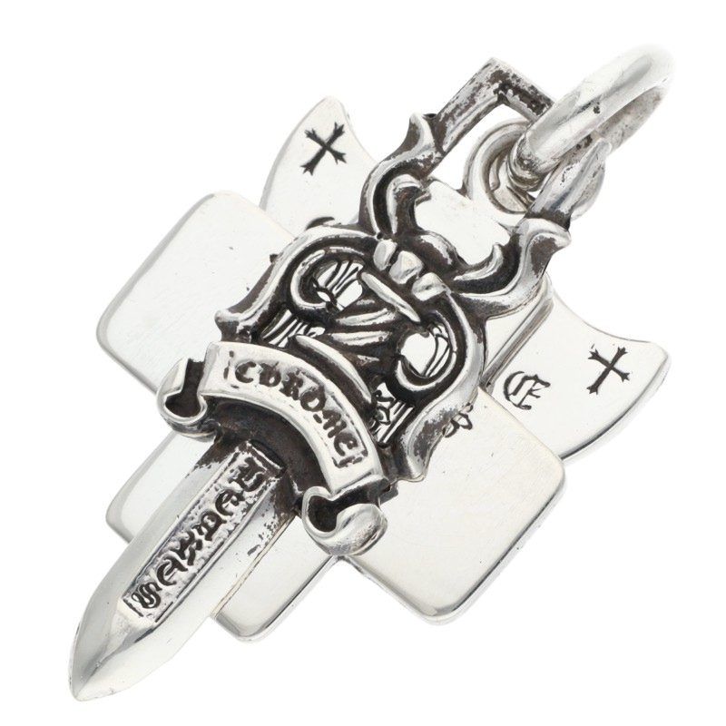 クロムハーツ 3TRINKETS/スリートリンケッツペンダント シルバー