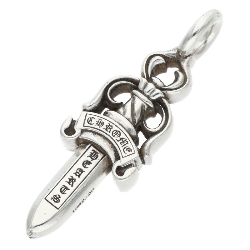 クロムハーツ DOUBLE DAGGER/ダブルダガー シルバーネックレストップ