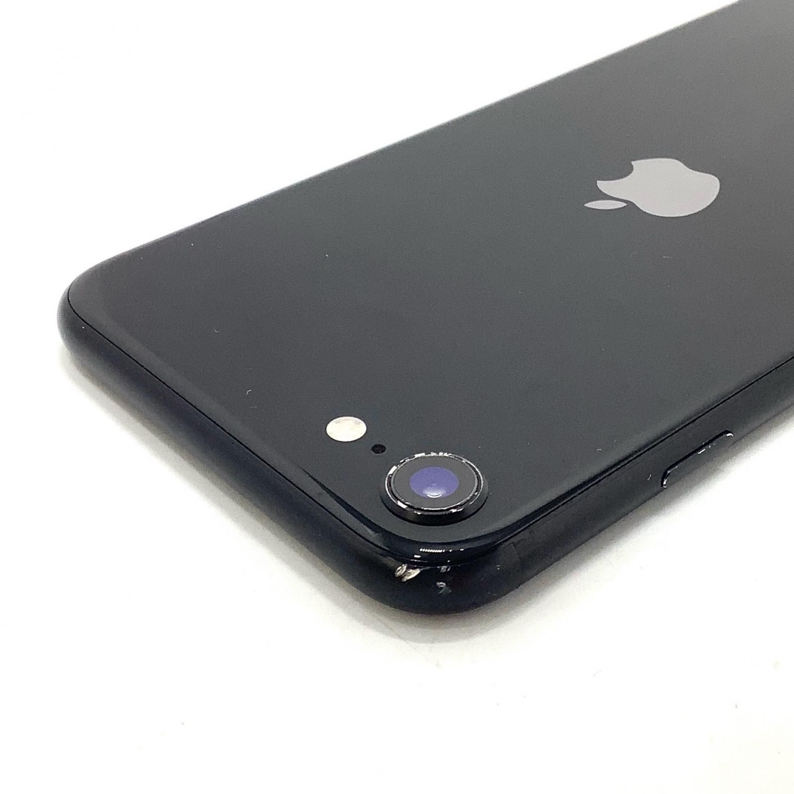 最速発送】 iPhone SE（第2世代） 64GB ブラック au 白ロム【難有】 90
