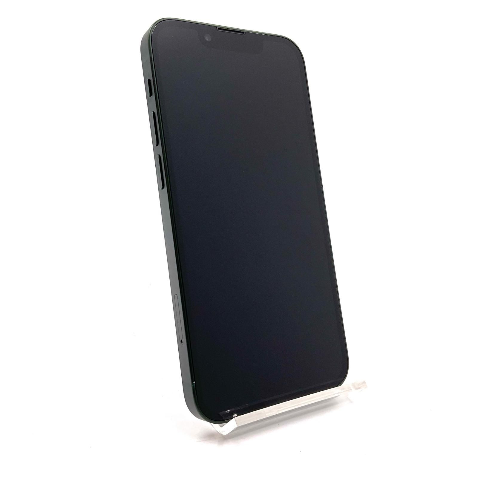 【全額返金保証】【最速発送】 iPhone 13 mini 128GB グリーン au 白ロム 動作確認済 92%