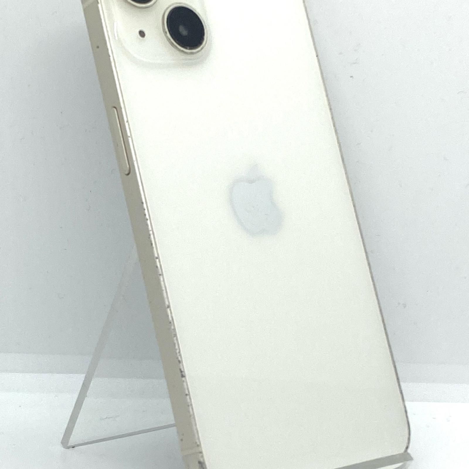 iPhone 13 128GB スターライト au SIMフリー 白ロム【難有】 85%【最速