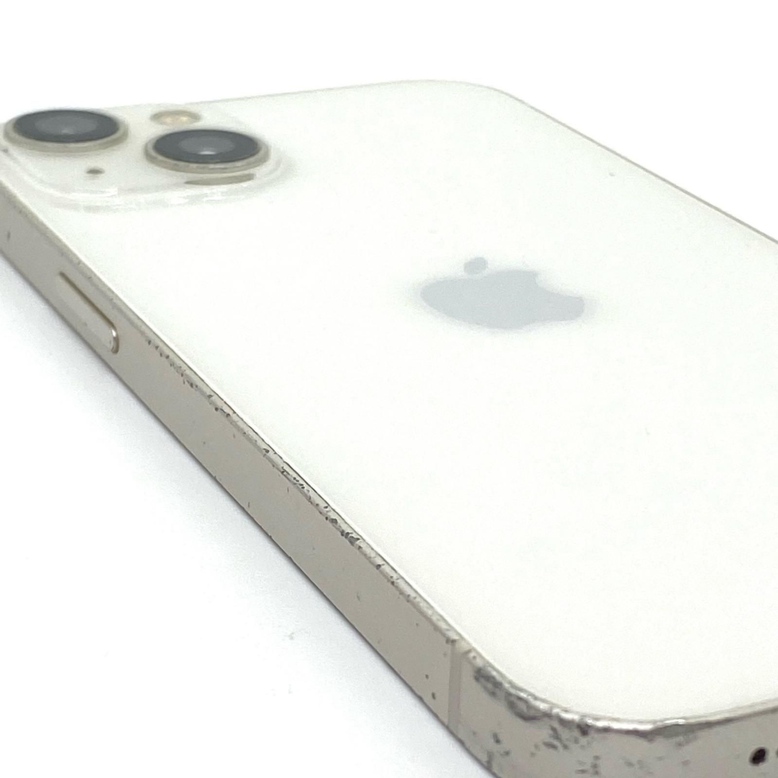 iPhone 13 128GB スターライト au SIMフリー 白ロム【難有】 85%【最速