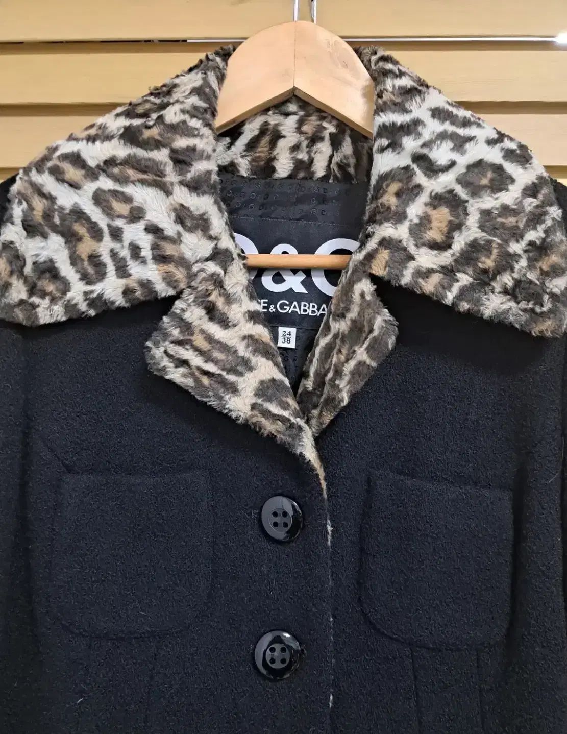 ドルチェ＆ガッバーナ レディース ツイードレオパードジャケット