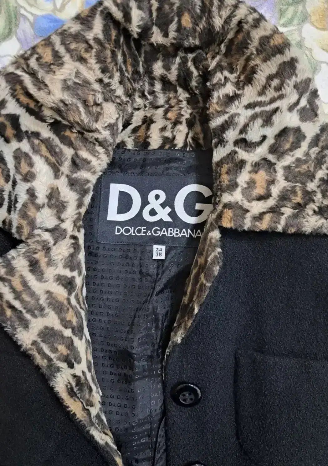DOLCE＆GABBANAドルチェ＆ガッバーナツイードハーフ裏地レオパード38 DOLCE＆GABBANAドルチェ＆ガッバーナツイードハーフ裏地レオパード38
