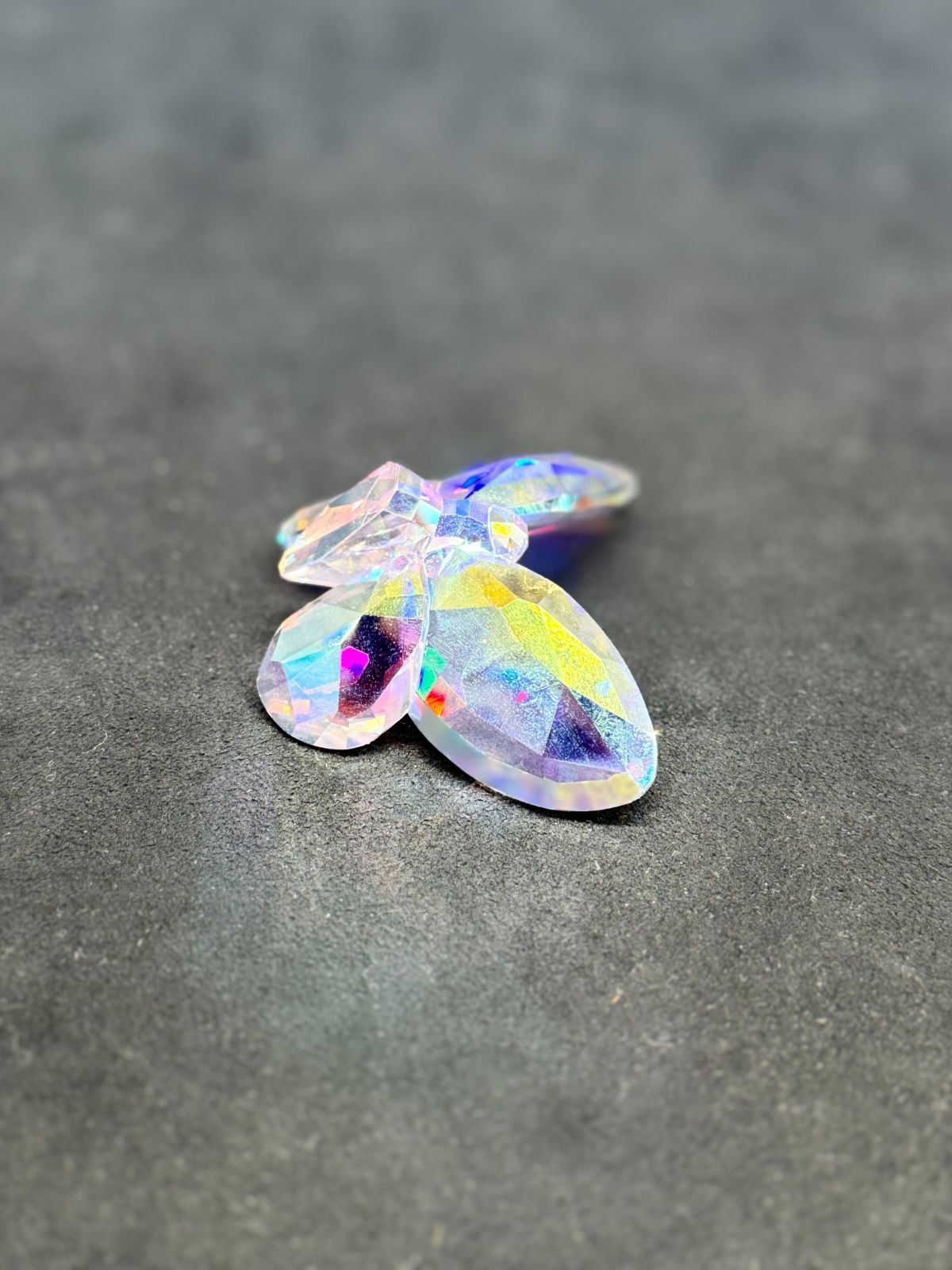  SWAROVSKI スワロフスキー 蝶 指輪スタンド 置物 インテリア小物