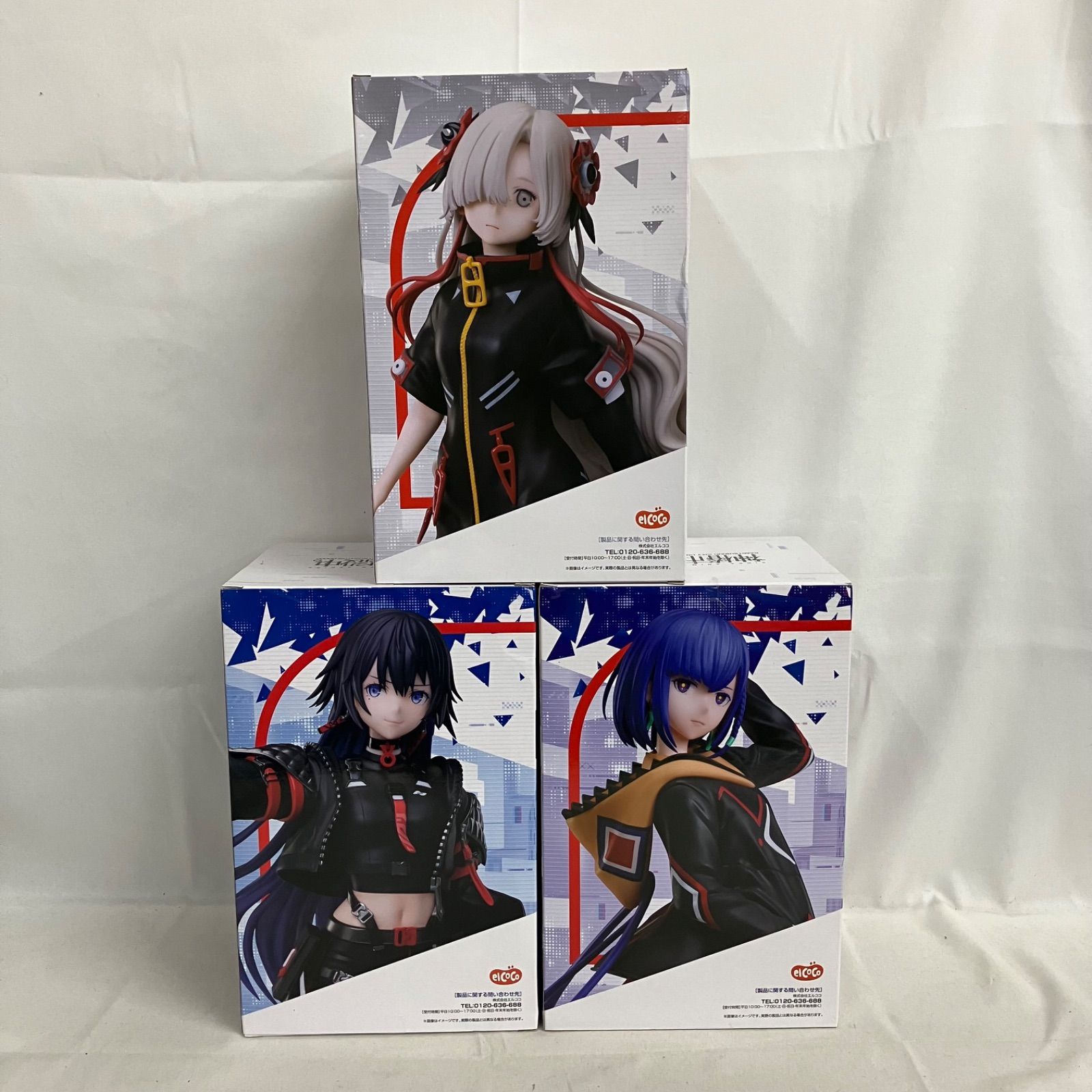未開封 神椿市建設中。 elcoco 輪廻此処 谷置狸眼 夜河世界 フィギュア
