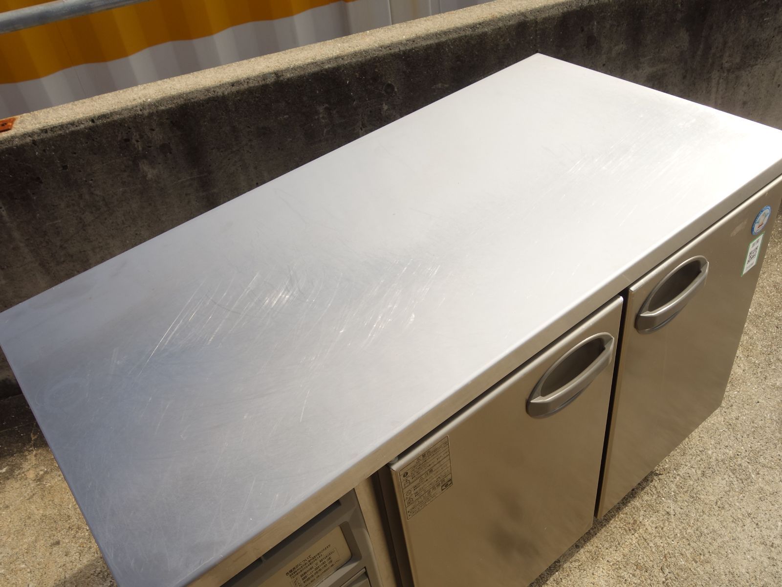 中古】K▽フクシマ 業務用 台下冷蔵庫 コールドテーブル 239L 2面扉 幅