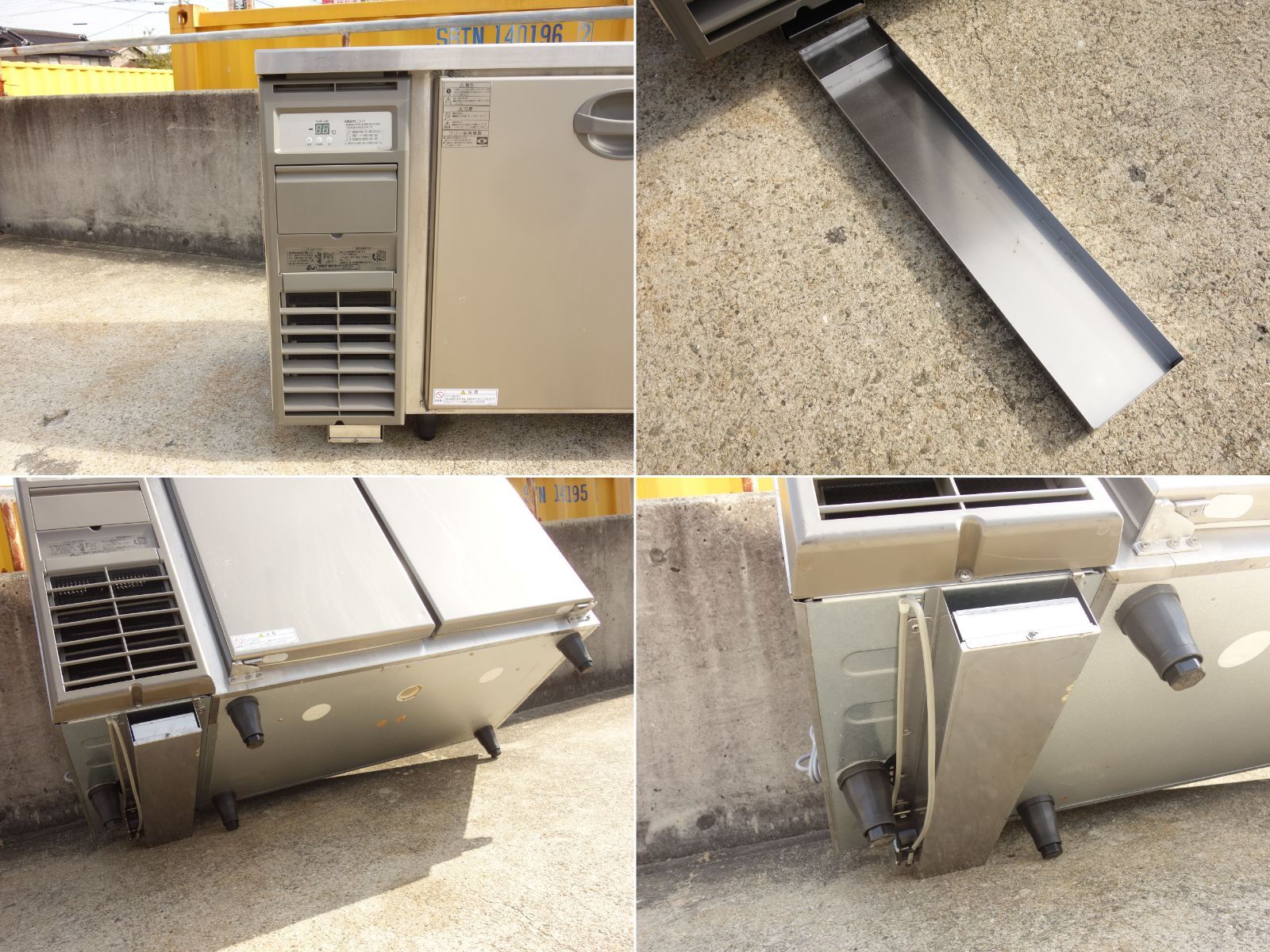 中古】K▽フクシマ 業務用 台下冷蔵庫 コールドテーブル 239L 2面扉 幅