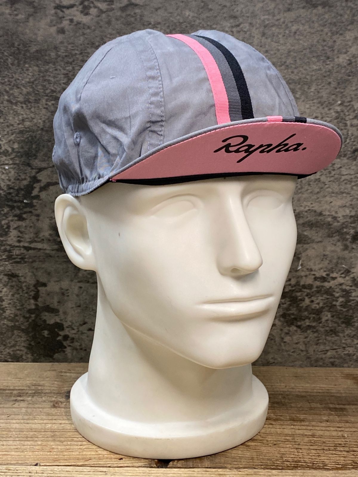 JV252 ラファ Rapha サイクルキャップ グレー ピンク ワンサイズ