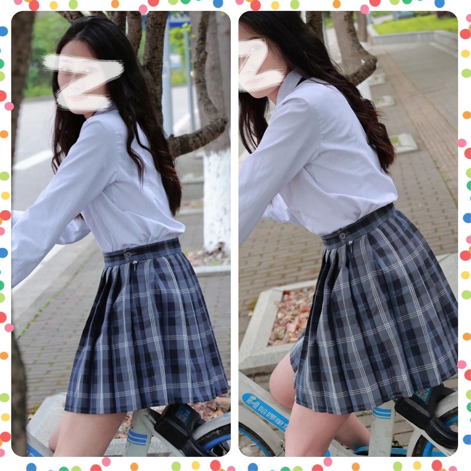  在庫処分 制服 コスプレ 女子高校生 ニットベスト 長袖シャツ スカート 蝶結び 女子 学生服 スクール Qichenk JK制服 コスチューム 仮装 通学 卒業式 入学式 その他 文房具 事務用品