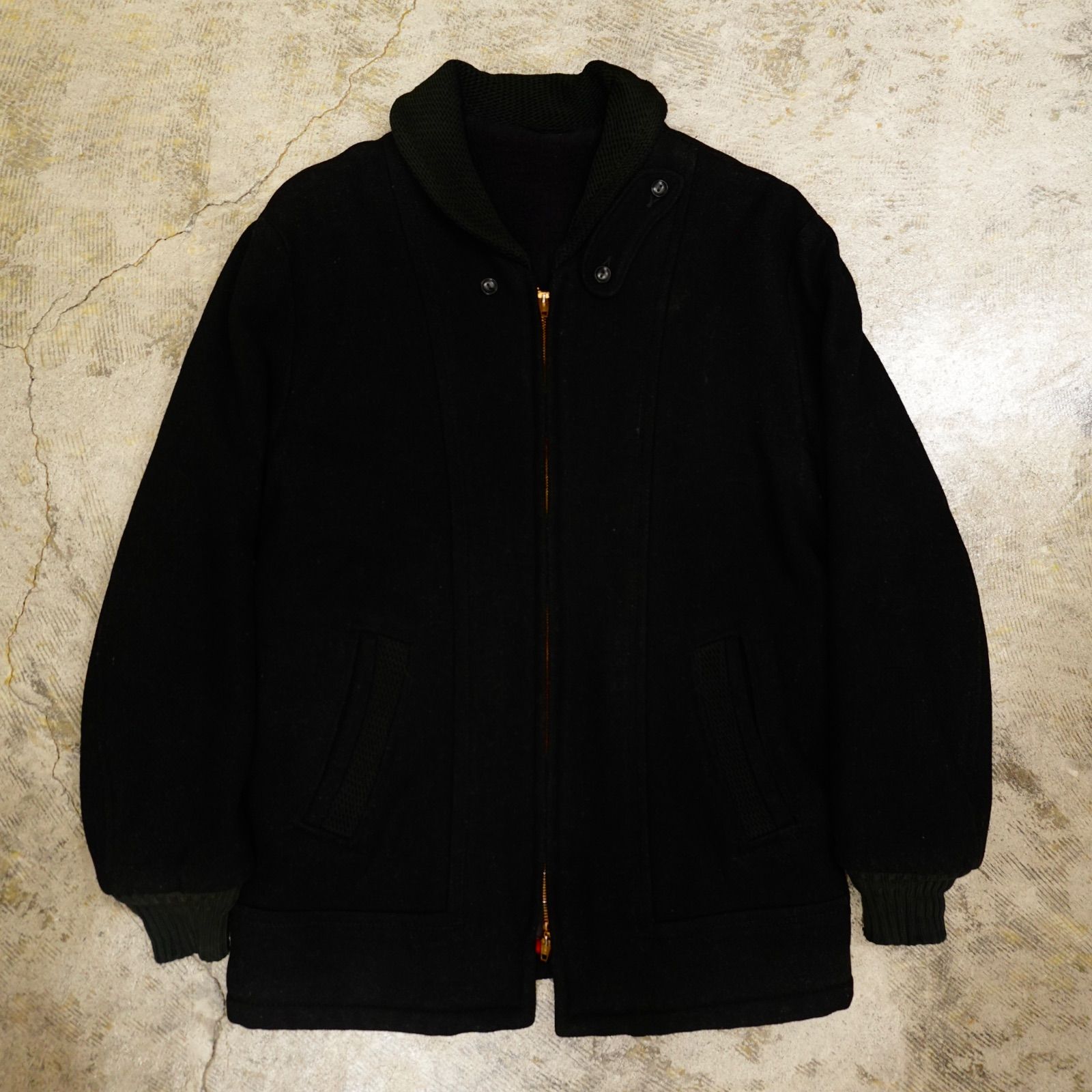 50~60年代 ファラオジャケット ヴィンテージ 黒 ダブルジップ - メルカリ