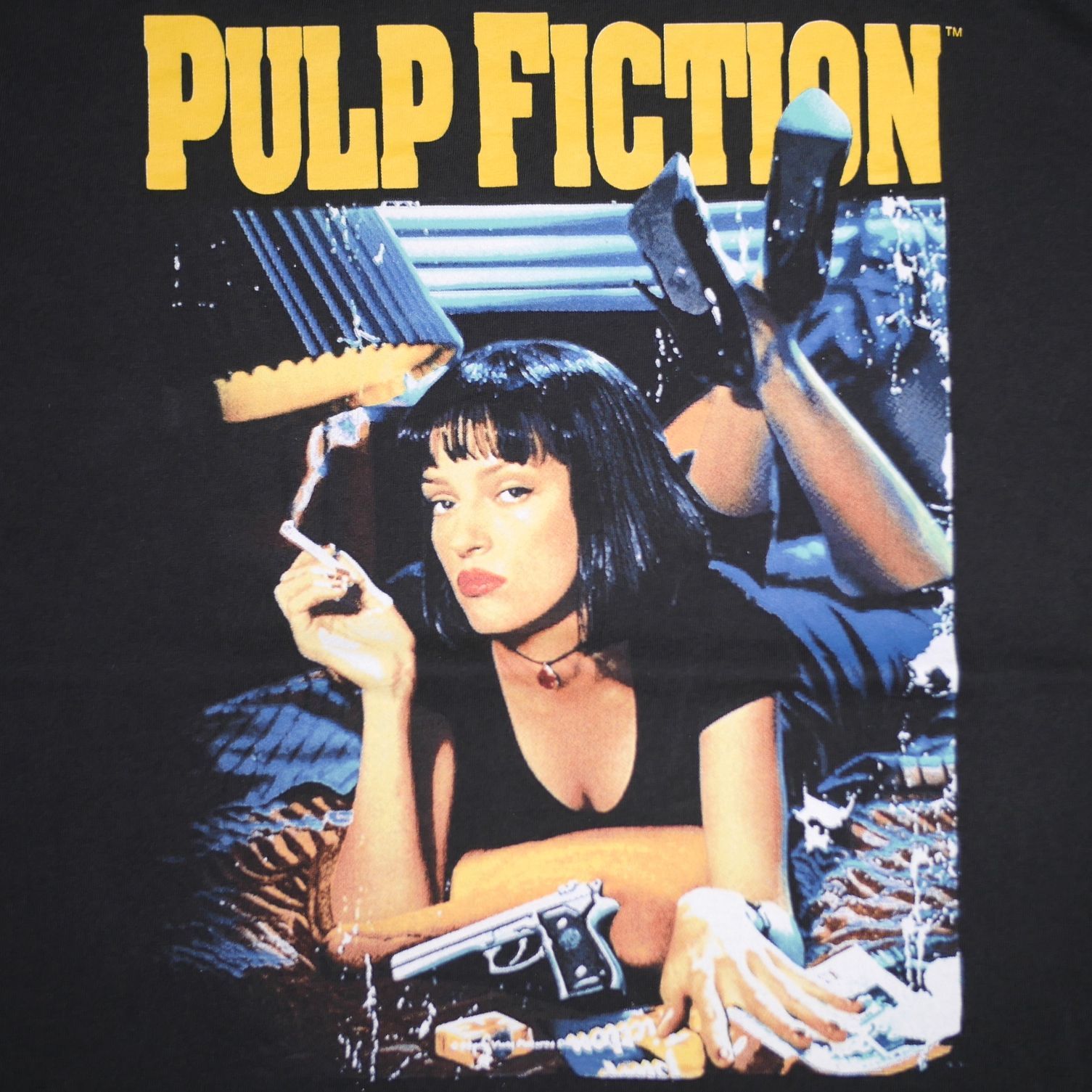 2XL】映画 Pulp Fiction パルプフィクション Tシャツ ユマサーマン