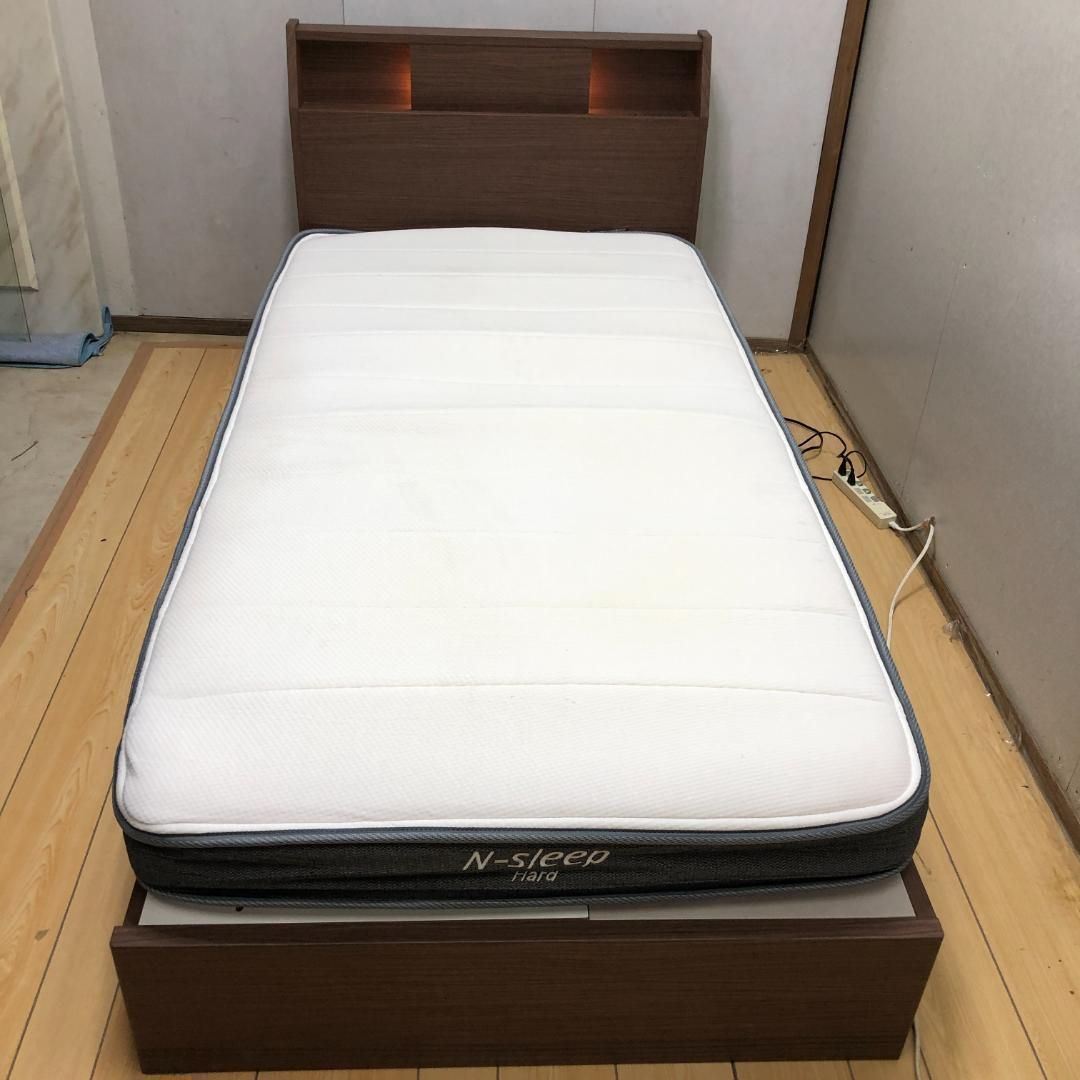 ニトリ Nスリープ　収納&コンセント シングルベッドセット 88132-1- ニトリ Nスリープ 収納&コンセント シングルベッドセット 88132-1-006