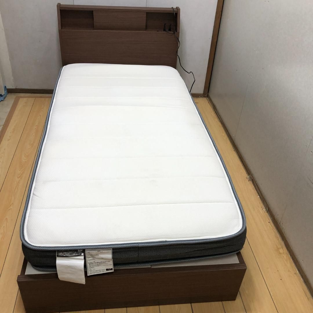 ニトリ Nスリープ 収納&コンセント シングルベッドセット 88132-1-006