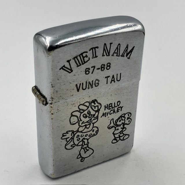 ZIPPO ベトナム 1967年後期 人気の「Hello Mickey」 ミニーマウスと