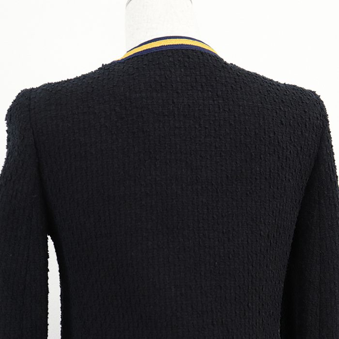 極美品】GUCCI グッチ ツイードジャケット タイガー 虎 ゴールドメタル