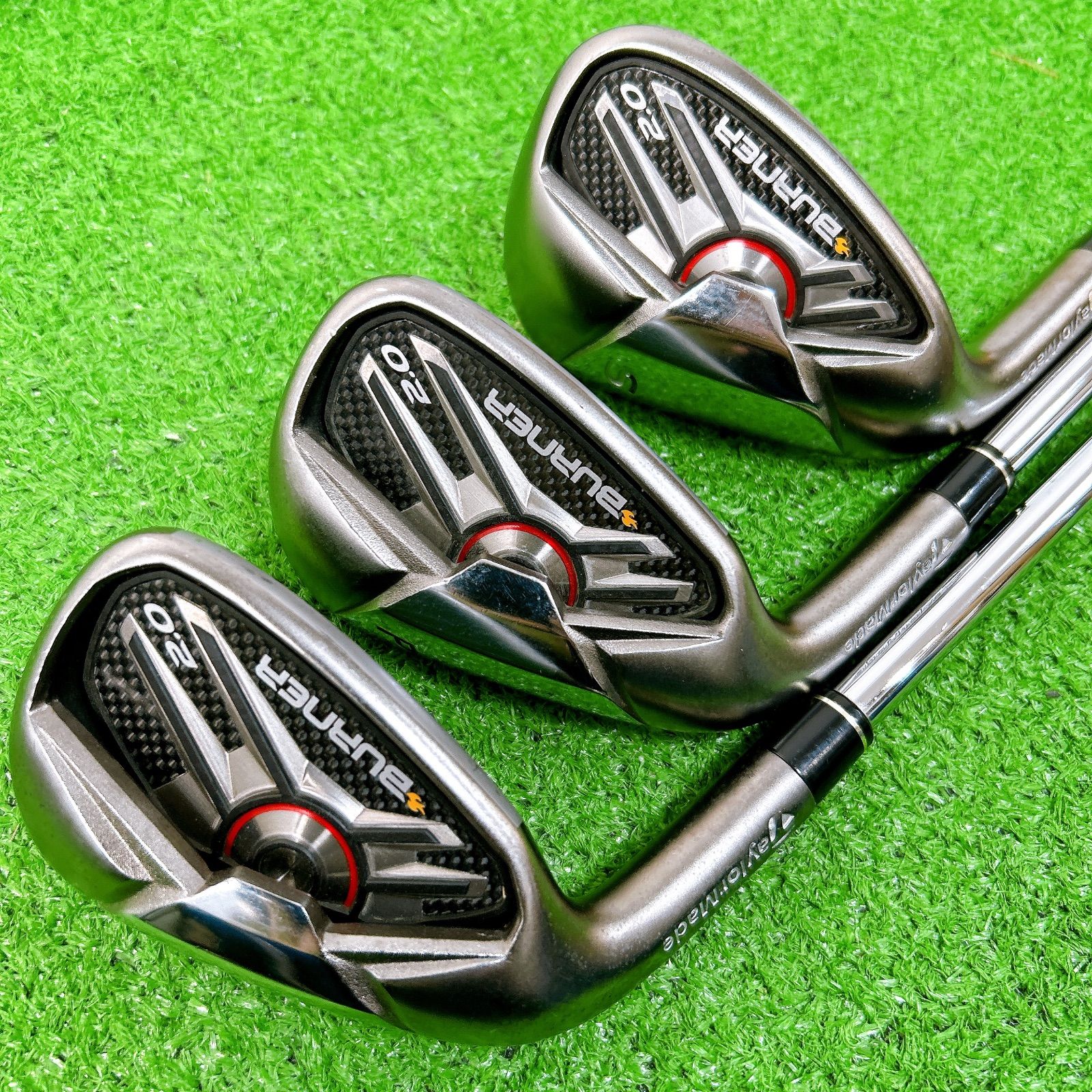 左利き レフティ】テーラーメイド バーナー2.0 アイアンセット 7本 S