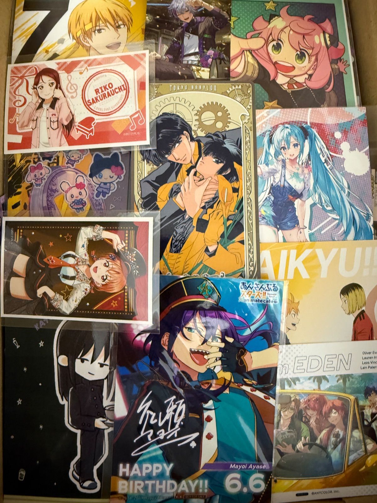 紙類 アニメ ゲーム まとめ売り 大量 コースター ポストカード カード