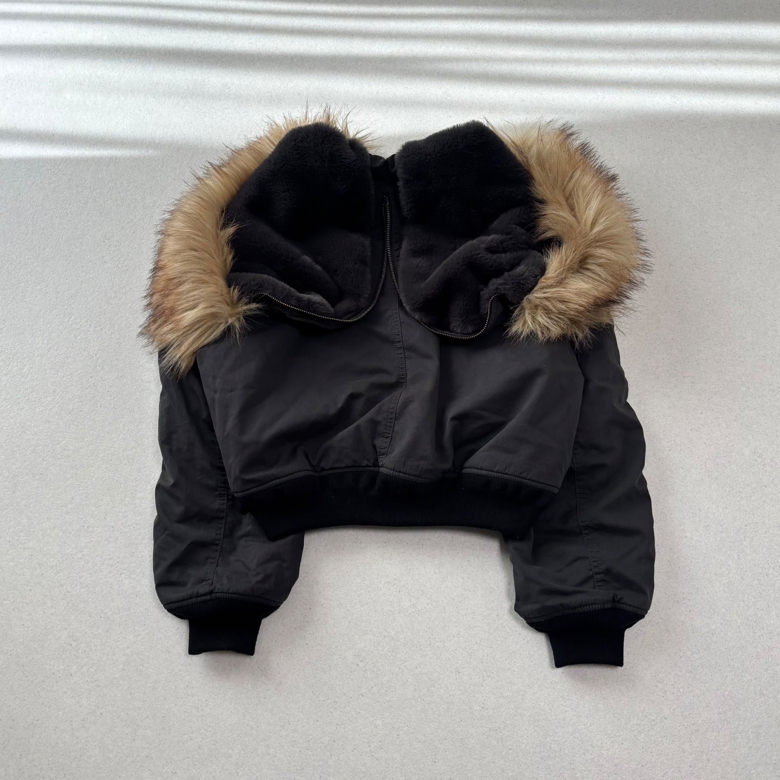 25AW moussy SHORT N2B black マウジー n-2b レディース フリーサイズ