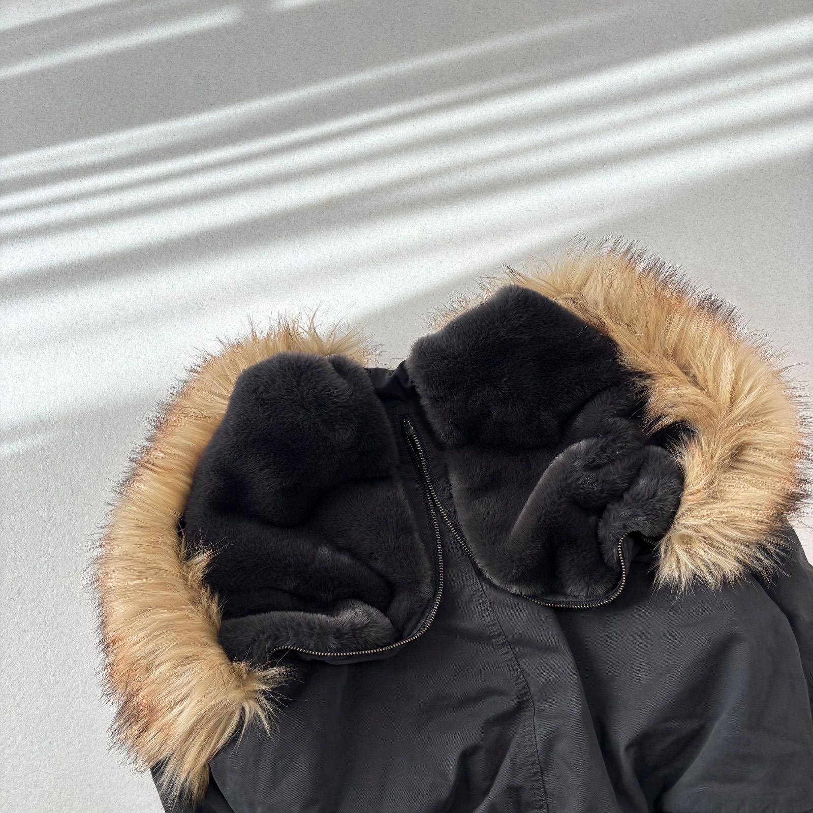 25AW moussy SHORT N2B black マウジー n-2b レディース フリーサイズ