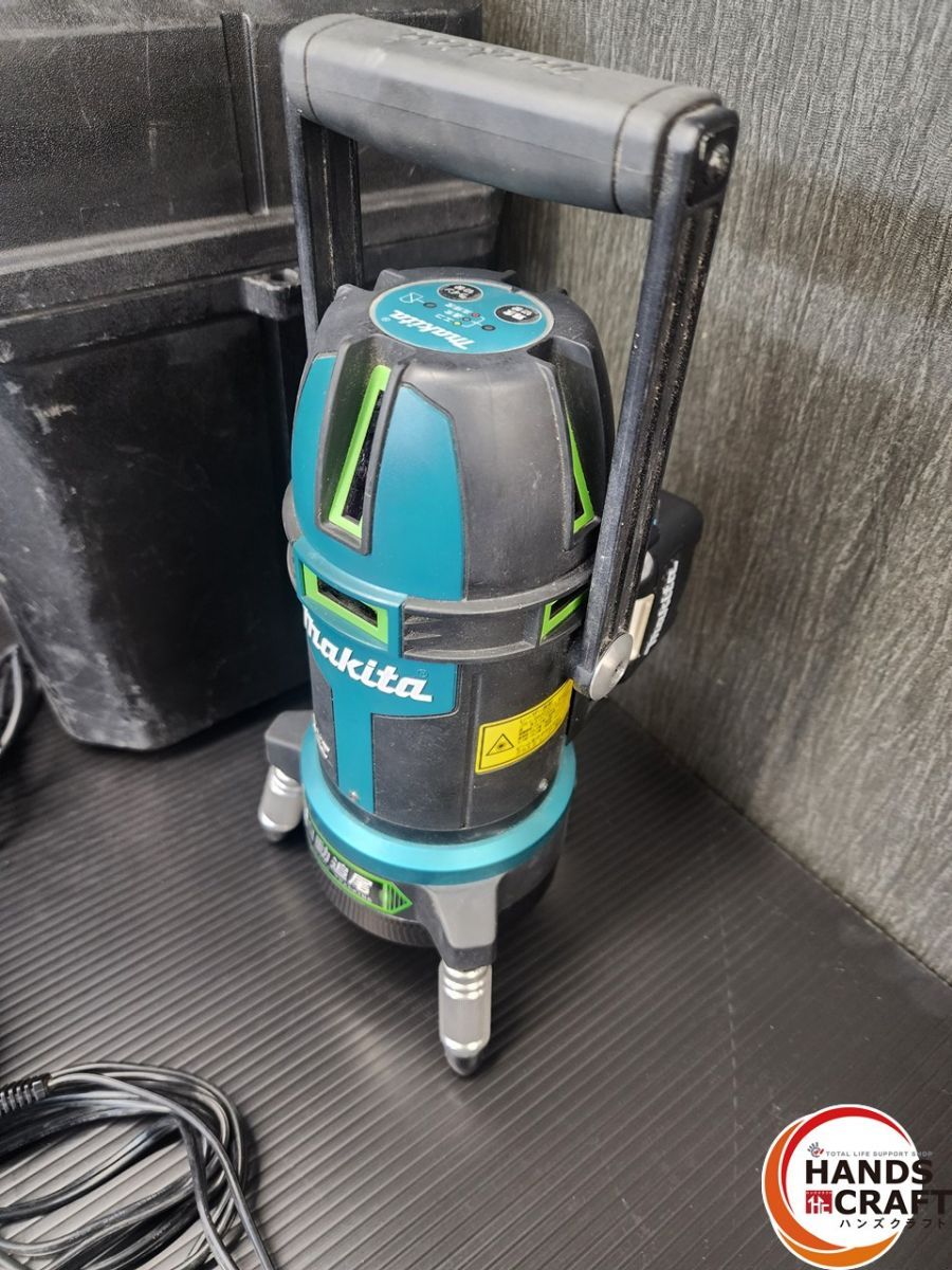 ♭ 未校正品 マキタ makita 充電式墨出し器 SK 506 GD 自動追尾 グリーンレーザー 受光器 バッテリー 充電器付 PSEマークあり