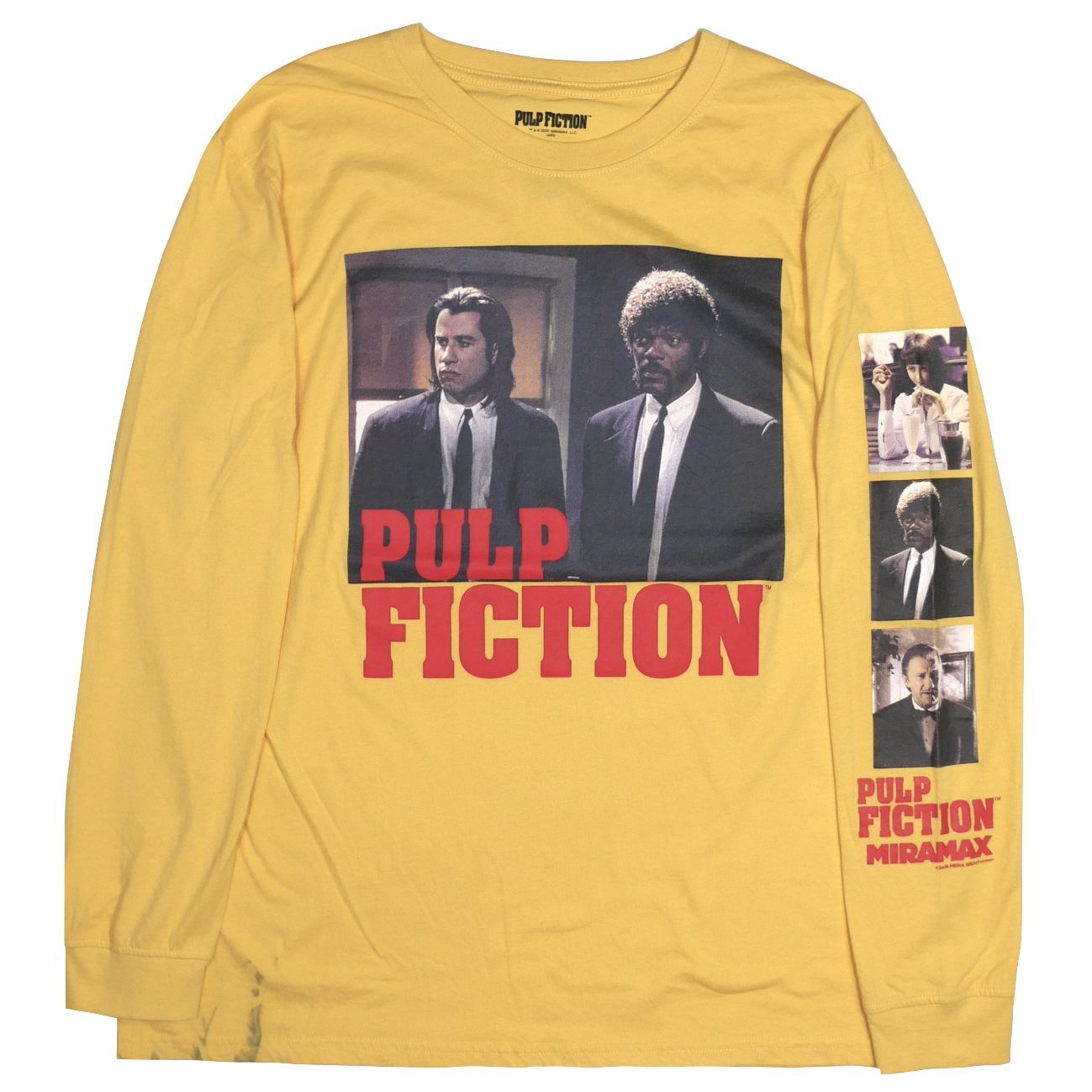 パルプフィクション　タランティーノ　ハーヴェイカイテル　サインフォト L】映画 Pulp Fiction パルプフィクション ロンT Tシャツ クエンティン
